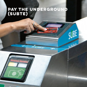 Pay the underground el Subte